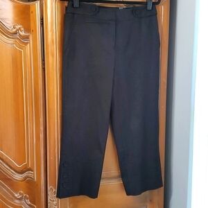 RQT, pants linnen blend black. Size‎ 6 petite. New with tags. Straight Le…